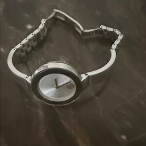 Movado Silver and Black Smartwatch